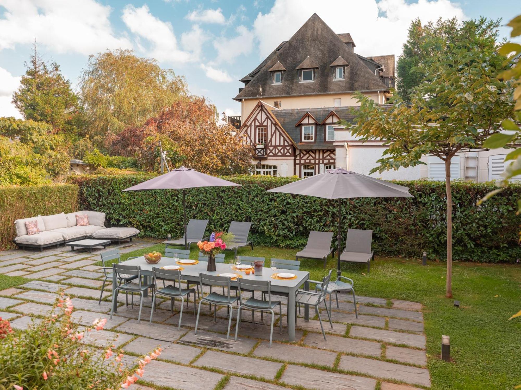 Villa Berry Centre Deauville - Chic & Stylee - Magnifique Jardin Kültér fotó